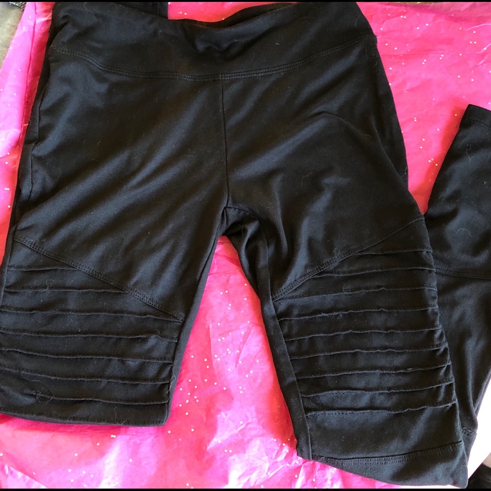 Black Moto leggings